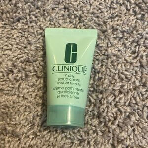 Clinique 7 Day scrub cream rinse off formula